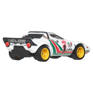 Masina Die-Cast Hot Wheels Lancia Stratos 164 cu Metal si Real-Riders - Img 4