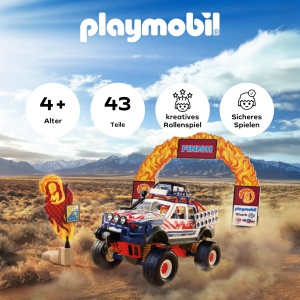 Masina Offroad PLAYMOBIL 72061 cu Seilwinde si Bruckenplatten pentru copii de la 4 ani - Img 2