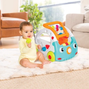 Masinuta de Activitate Infantino 3-in-1, Multicolora, pentru Bebei - Img 6
