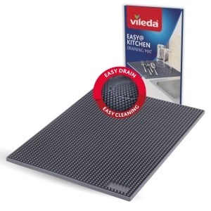 Matte Abtropf Vileda 30x40cm - Anti-rutsch, Rollbar, pentru Tava, Vase si Tacamuri