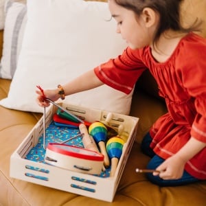 Melissa si Doug O trupa in cutie | Jucarii educationale | Jucarii muzicale pentru copii | 3+ | Cadou pentru baiat sau fata - Img 3