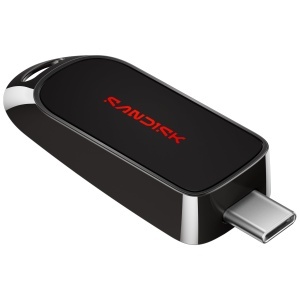 Memorie USB-C SanDisk 128 GB, viteza 250 MBs, compatibilitate laptopuri si tablete