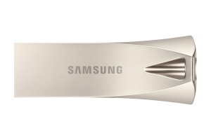 Memorie USB Samsung BAR Plus, 256 GB, 400 MBs, Metal, Argintie