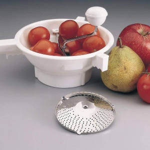 Metaltex Passiermaschine Spring 24 cm Alb 3 Discuri din Otel Inoxidabil - Img 5