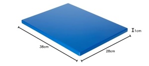 Metaltex Schneidebrett 73381538 Polietilen Albastru 38x28x15 cm - Img 7