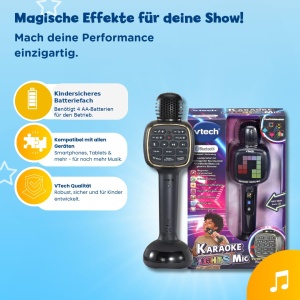 Microfon Karaoke VTech cu Bluetooth si Lumini Interactives - Img 5