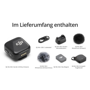 Microfon Wireless DJI Mic Mini, Negru, Ultralejer, 400m Distanta - Img 7