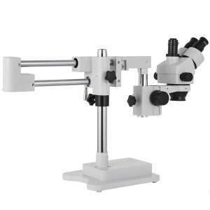 Microscop stereo VEVOR 35X-90X Trinocular Zoom rotire 360deg lentile din sticla optica - Img 5