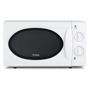 Microunde H.Koenig VIO6, 20L, 700W, Alb, 5 functii de gatire