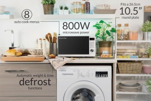 Microunde Russell Hobbs RHM2079A 800W 20L Alb Functii Automate - Img 4