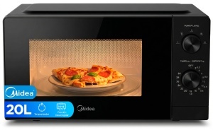 Microwaive Midea MMO-MMP01MZES, 20 Litri, 700 W, Negru