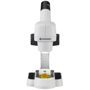 Mikroscop Bresser Junior 20x Verificare cu LED, Obiectplata Bicolor - Img 2