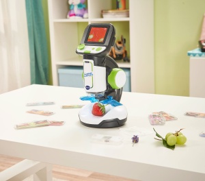 Mikroscop video interactiv VTech cu display LCD, 200x marire, pentru copii de la 7 ani - Img 8