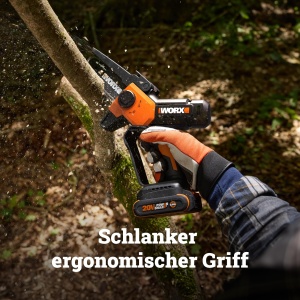 Mini ferastrau electric WORX WG326E.9, 20V, 12 cm, greutate 1.58 kg - Img 4