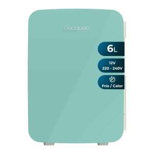 Mini frigider Cecotec Bolero MiniCooling Bahamas Mint 6L functie de incalzire si racire portabil 12V-220V