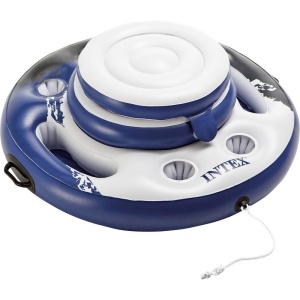 Mini-frigider flotant Intex 56822NP, 89 cm, 5 suporturi pahare, multicolor - Img 4