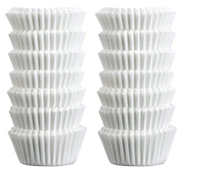 Mini-Muffinformchen Zenker, 240 buc, Hitzebestand, 30x25mm, Alb