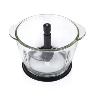 Mini tocator Princess 221051, 300 W, 2 lame inox, bol din sticla 1 L - Img 6