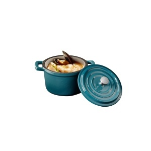 Mini-Topf APS 88332 0,35L Gusseisen Emailliert Turcoaz - Img 2