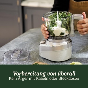 Mini Zerkleinerer Cuisinart Cordless Pro, 900 ml, Cablu USB, 2h Incarcare - Img 3