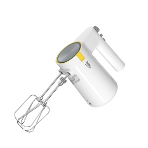 Mixer de mana BEKO 425W, 5 viteze Turbo, inox, alb - Img 2