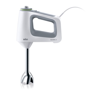 Mixer de mana Braun MultiMix 5 HM 5107, 750W, albgri, cu accesorii - Img 3
