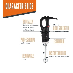 Mixer profesional Lacor 69932, 650 W, 8000-18000 Umin, capacitate 80 L - Img 3
