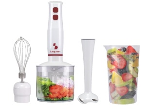 Mixer vertical BEPER P102FRU200, 400 W, 4-in-1, albrosu