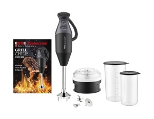 Mixer vertical ESGE Zauberstab M200 BBQ, 200W, 2 viteze, Negru, Made in Switzerland