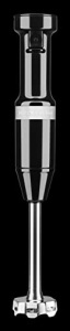 Mixer vertical KitchenAid Classic 5KHBV53EOB, 4 cutite din otel inoxidabil, negru - Img 2