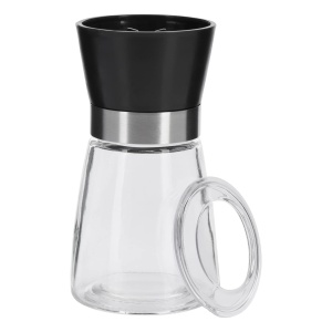 Moara de condimente Westmark, cu polizor ceramic, reglare continua, sticla/plastic, negru/argintiu/transparent, 63542260 - Img 4