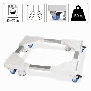 Mobilier cu role Xavax, suport reglabil, 150 kg, alb - Img 2