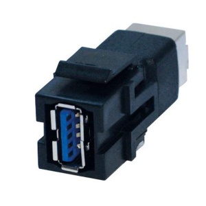 Modul USB 3.0 AB Keystone Bachmann 917400, Negru, Calitate Inalta