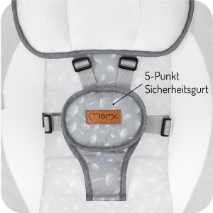 MoMi KENANI Balansoar pentru bebelusi Bluetooth telecomanda greutate maxima 9 kg - Img 4