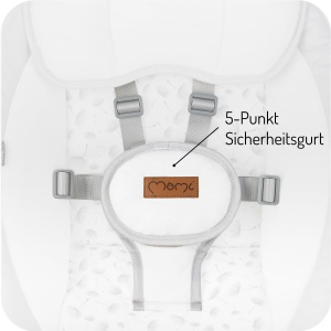 MoMi KENANI Leagan pentru copii 9 kg Bluetooth si telecomanda cu protectie solara si plasa impotriva insectelor - Img 4