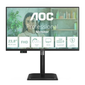Monitor AOC 24P4U 24 inch FHD, 120Hz, USB Hub, Design Profesional - Img 2