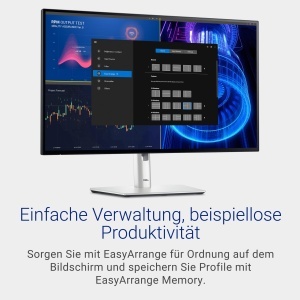 Monitor Dell U2724D UltraSharp QHD 2560x1440 de 27 inchi 120 Hz IPS negru 5 ms 98 DCI-P3 2 X USB-C 2 x DisplayPort HDMI 3 USB 3 ani garantie argintiu - Img 6