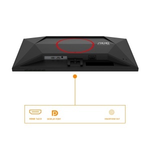 Monitor Gaming AOC Q24G4RE 24 inch WQHD, 180Hz, Negru - Img 4