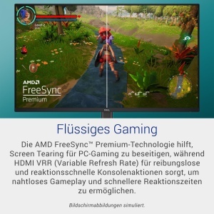 Monitor Gaming Dell SE2725HG, 27 inch, Full HD, 200Hz, IPS - Img 3