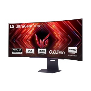 Monitor Gaming LG Ultragear 45GS95QX-B, 45 inch, Curbat, WQHD, 240Hz