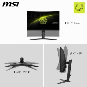 Monitor Gaming MSI MAG 275CQRF QD E2, 27, Curbat, QHD, 180Hz - Img 4