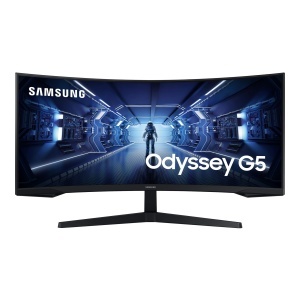 Monitor Gaming Samsung G5 C34G55TWWP, 34 inch, UWQHD, 165 Hz, Negru