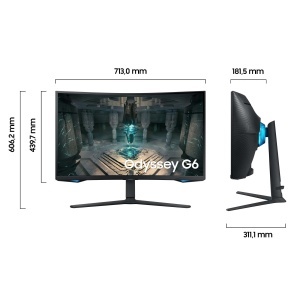 Monitor Gaming Samsung Odyssey G65B, 32 inch, WQHD, 240 Hz, Negru - Img 2