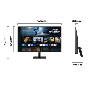 Monitor inteligent 4K Samsung M70F LS32FM700UUXEN, 32 inch, HDR10, USB-C, Gaming Hub - Img 5