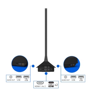 Monitor Philips 24B2D5300, 24 inch, FHD, 120Hz, USB Hub, Negru - Img 4