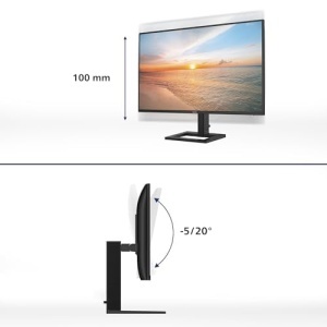 Monitor Philips 27E1N1600AE, 27 inch QHD, 2560x1440, USB-C, Negru - Img 5