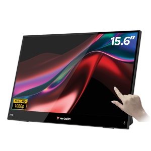 Monitor portabil Verbatim 15,6 Full HD, touchscreen, USB-C