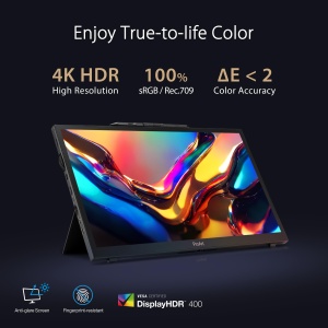 Monitor Profesional ASUS ProArt PA169CDV 15.6 inch 4K UHD IPS Touch - Img 2
