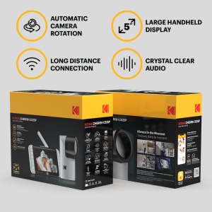 Monitor video pentru bebelusi KODAK Cherish C525P, display HD 5 inch, autonomie 6 ore - Img 8