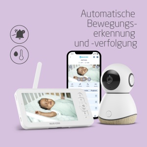 Monitor video pentru bebelusi Maxi-Cosi See Pro, camera HD, ecran 5, detectie miscare - Img 3